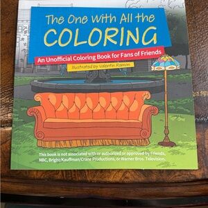 Colorful Unofficial Coloring Book for Fans of Friends!
